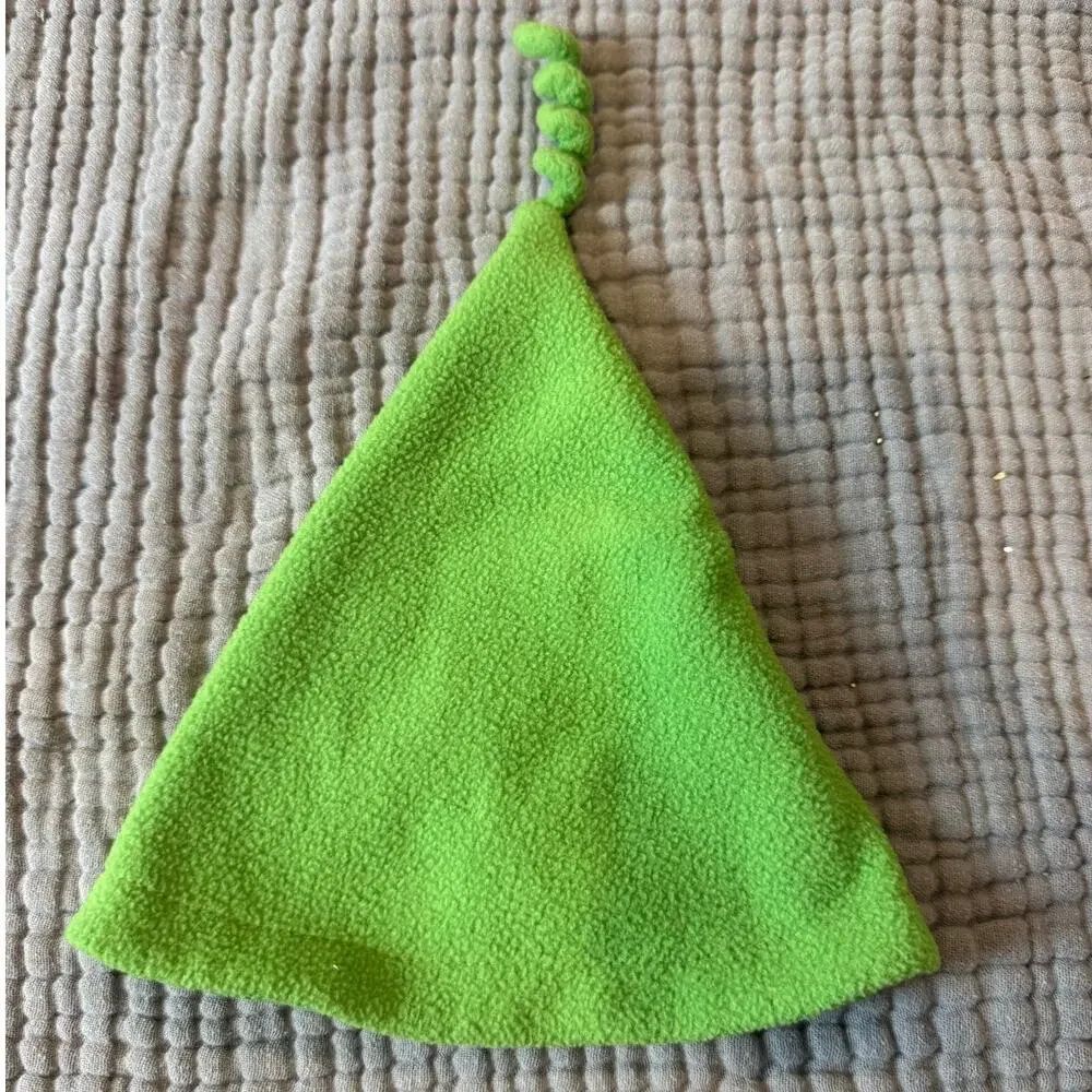Green Felt Pixie Elf Hat Baby Boy 12 Months